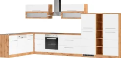 KOCHSTATION Winkelküche »KS-Wien« Stellbreite 220 x 420 cm, wahlweise mit E-Geräten