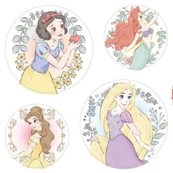 Komar Fensterbild »Fenstersticker - Princess Kindness - Größe 30 x 30 cm« 34 x 30 cm, 2 Bogen