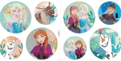 Komar Fensterbild »Fenstersticker - Frozen Royal - Größe 30 x 30 cm« 36 x 30 cm, 2 Bogen