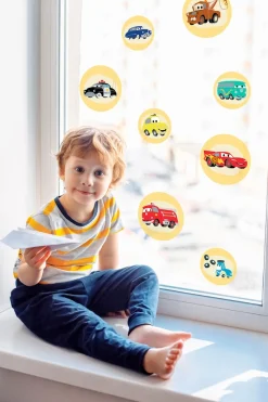 Komar Fensterbild »Fenstersticker - Cars Ka-Chow Bubbles- Größe 30 x 30 cm, 2 Bogen«