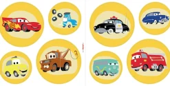 Komar Fensterbild »Fenstersticker - Cars Ka-Chow Bubbles- Größe 30 x 30 cm, 2 Bogen«
