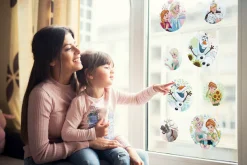 Komar Fensterbild »Frozen Springday Bubbles- Größe 30 x 30 cm, 2 Bogen« Fenstersticker, selbsthaftend