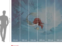 Komar Fototapete »Ariel Under the Sea« bedruckt glatt
