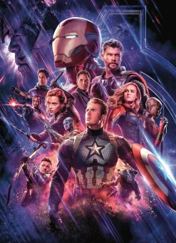 Komar Fototapete »Avengers-Endgame-Movie-Poster - Größe 184 x 254 cm« bedruckt glatt Kinderzimmer