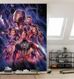 Komar Fototapete »Avengers-Endgame-Movie-Poster - Größe 184 x 254 cm« bedruckt glatt Kinderzimmer