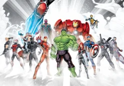 Komar Fototapete »Avengers Unite - Größe 368 x 254 cm« bedruckt glatt Kinderzimmer