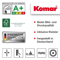 Komar Fototapete »Avengers Unite - Größe 368 x 254 cm« bedruckt glatt Kinderzimmer