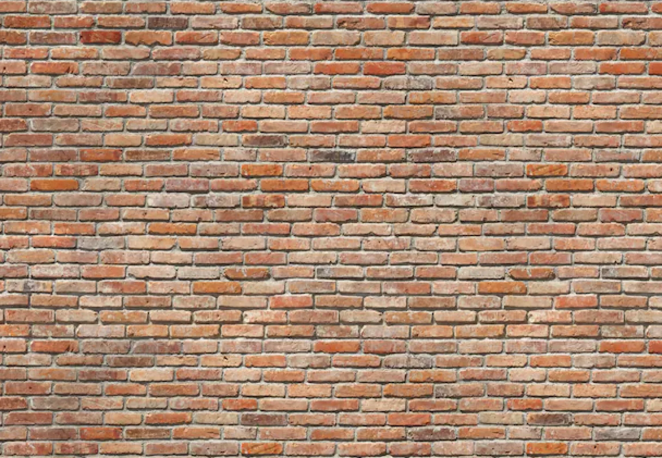 Komar Fototapete »Backstein - Größe 368 x 254 cm« bedruckt glatt Wohnzimmer, Schlafzimmer