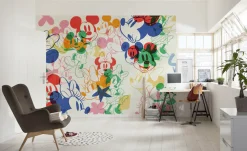 Komar Fototapete »Digitaldruck Vlies -Mickey and Minnie Mixture - Größe 400 x 250 cm« bedruckt glatt Kinderzimmer