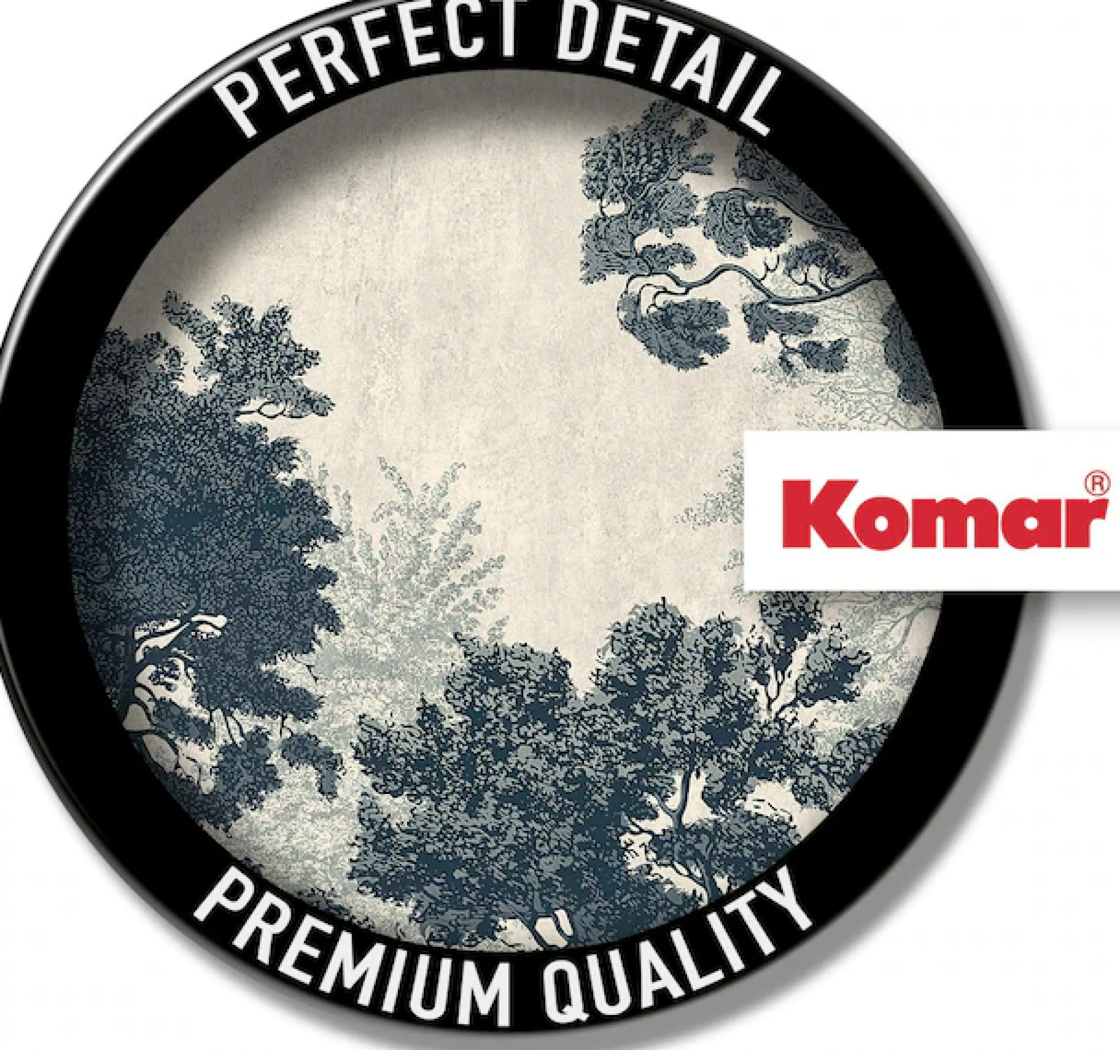 Komar Fototapete »Digitaldruck Vlies -Unfading Trees - Größe 400 x 250 cm« bedruckt glatt Wohnzimmer, Schlafzimmer