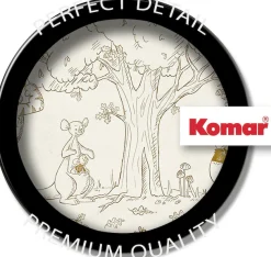 Komar Fototapete »Digitaldruck Vlies -Winnie the Pooh Outdoors - Größe 400 x 250 cm« bedruckt glatt Kinderzimmer