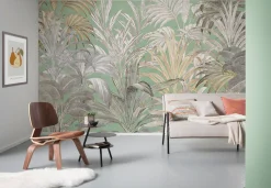 Komar Fototapete »Digitaldruck Vlies -Ciao Capri - Größe 400 x 250 cm« bedruckt | floral | geblümt | gemustert | tropisch glatt Wohnzimmer, Schlafzimmer