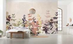 Komar Fototapete »Digitaldruck Vlies -Foggy Shrub - Größe 400 x 250 cm« bedruckt glatt Wohnzimmer, Schlafzimmer