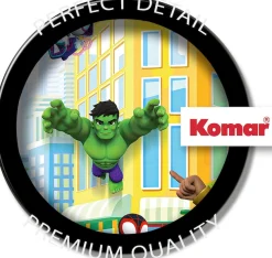 Komar Fototapete »Digitaldruck Vlies -Spidey Sightseeing Tour with Friends« bedruckt glatt Kinderzimmer