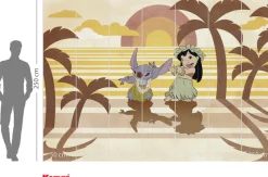 Komar Fototapete »Disney Lilo and Stitch Hula Harmony« Comic | bedruckt glatt