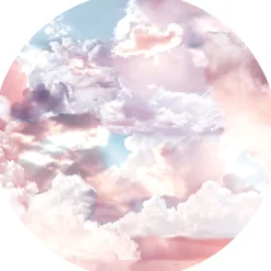 Komar Fototapete »Dot - selbstklebende Vlies Fototapete - Candy Sky - Größe 125 x 125 cm« Motiv | bedruckt glatt