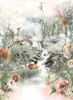 Komar Fototapete »Fable - Größe 184 x 254 cm« bedruckt glatt Wohnzimmer, Schlafzimmer