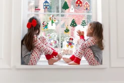 Komar Fototapete »Fenstersticker - Disney Mickey Mouse Joyful - Größe 30 x 30 cm« Motiv | bedruckt glatt