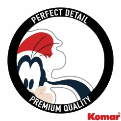 Komar Fototapete »Fenstersticker - Disney Mickey Mouse Joyful - Größe 30 x 30 cm« Motiv | bedruckt glatt