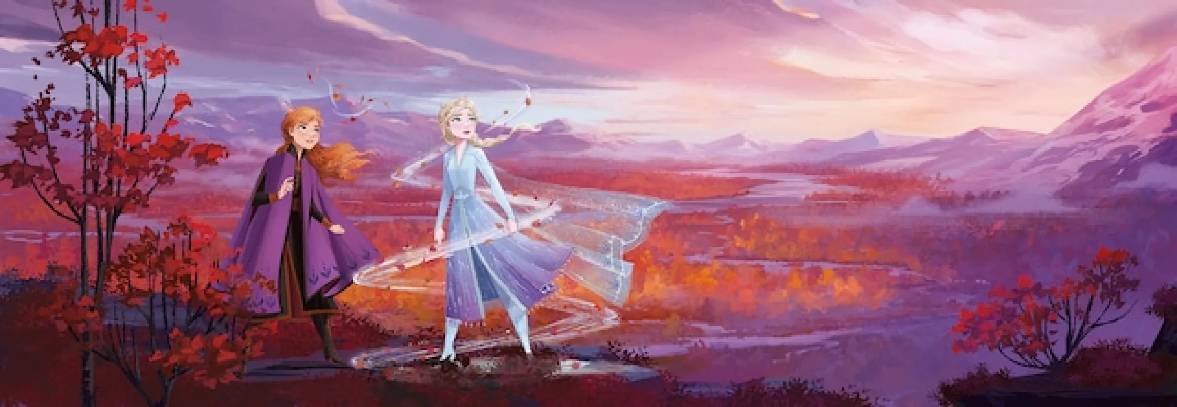 Komar Fototapete »Frozen Panorama - Größe 368 x 127 cm« bedruckt glatt Kinderzimmer