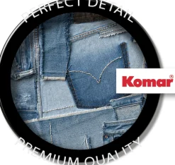Komar Fototapete »Jeans - Größe 368 x 254 cm« bedruckt glatt Wohnzimmer, Schlafzimmer