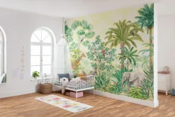 Komar Fototapete »Jungle Adventure« bedruckt glatt 350 x 250 cm (Breite x Höhe) - Tapete, Vlies, Wohnzimmer, Schlafzimmer