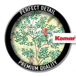 Komar Fototapete »Jungle Adventure« bedruckt glatt 350 x 250 cm (Breite x Höhe) - Tapete, Vlies, Wohnzimmer, Schlafzimmer