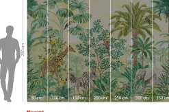 Komar Fototapete »Jungle Adventure« bedruckt glatt 350 x 250 cm (Breite x Höhe) - Tapete, Vlies, Wohnzimmer, Schlafzimmer