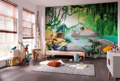 Komar Fototapete »Jungle Book Swimming with Baloo - Größe 368 x 254 cm« bedruckt glatt Kinderzimmer