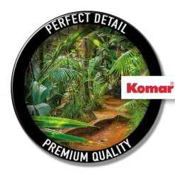 Komar Fototapete »Jungle Trail - Größe 368 x 254 cm« bedruckt glatt Wohnzimmer, Schlafzimmer