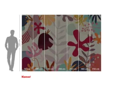 Komar Fototapete »Komar Vlies Fototapete - Happy Corals - Größe 350 x 250 cm« bedruckt glatt