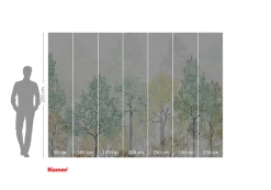 Komar Fototapete »Komar Vlies Fototapete - Bright Rainbow - Größe 350 x 250 cm« bedruckt glatt