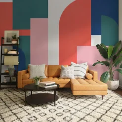 Komar Fototapete »Komar Vlies Fototapete - Geometric Colours - Größe 350 x 250 cm« bedruckt glatt