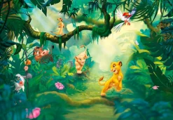 Komar Fototapete »Lion King Jungle - Größe 368 x 254 cm« bedruckt glatt Kinderzimmer