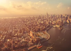Komar Fototapete »Manhattan - Größe 254 x 184 cm« bedruckt glatt Wohnzimmer, Schlafzimmer