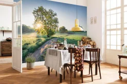 Komar Fototapete »Meadow Trail - Größe 368 x 254 cm« bedruckt glatt Wohnzimmer, Schlafzimmer