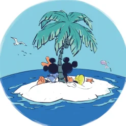 Komar Fototapete »Mickey and Minnie Beach Vacation« Comic | bedruckt glatt