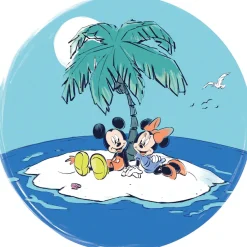 Komar Fototapete »Mickey and Minnie Remote Island« Comic | bedruckt glatt