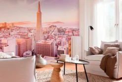 Komar Fototapete »San Francisco Morning - Größe 368 x 254 cm« bedruckt glatt Wohnzimmer, Schlafzimmer