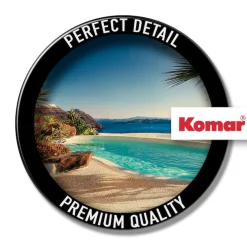 Komar Fototapete »Santorini« bedruckt glatt 200 x 250 cm (Breite x Höhe) - Tapete, Vlies, Wohnzimmer, Schlafzimmer