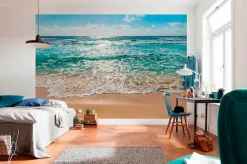 Komar Fototapete »Seaside - Größe 368 x 254 cm« bedruckt glatt Wohnzimmer, Schlafzimmer