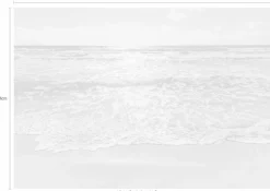 Komar Fototapete »Seaside - Größe 368 x 254 cm« bedruckt glatt Wohnzimmer, Schlafzimmer
