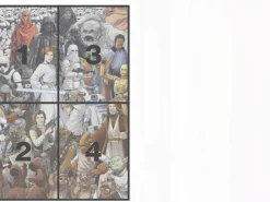 Komar Fototapete »STAR WARS Classic Cartoon Collage - Größe 184 x 254 cm« bedruckt glatt Kinderzimmer