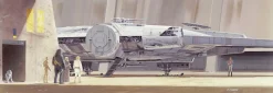 Komar Fototapete »STAR WARS Classic RMQ Millennium Falcon - Größe 368 x 127 cm« bedruckt glatt Kinderzimmer
