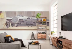 Komar Fototapete »STAR WARS Classic RMQ Millennium Falcon - Größe 368 x 127 cm« bedruckt glatt Kinderzimmer