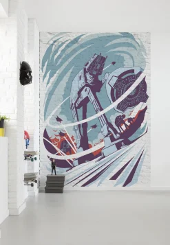 Komar Fototapete »Star Wars Classic Concrete Hoth« Comic | bedruckt glatt
