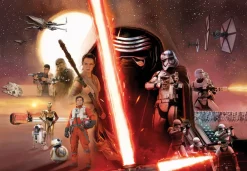 Komar Fototapete »STAR WARS EP7 Collage - Größe 368 x 254 cm« bedruckt glatt Kinderzimmer