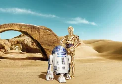 Komar Fototapete »STAR WARS Lost Droids - Größe 368 x 254 cm« bedruckt glatt Kinderzimmer