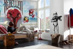 Komar Fototapete »STAR WARS Rebels Wall - Größe 368 x 254 cm« bedruckt glatt Kinderzimmer