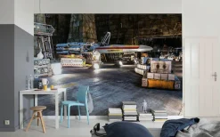 Komar Fototapete »STAR WARS Rebel Base - Größe 368 x 254 cm« bedruckt glatt Kinderzimmer
